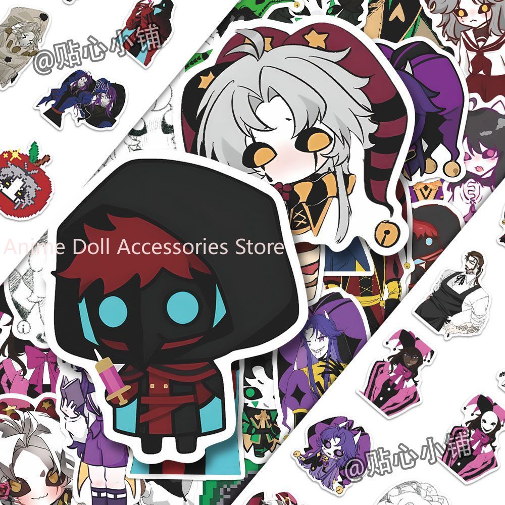 Laptop Related Accessories - 73 قطعة ملصقات أنمي كرتونية بتصميم