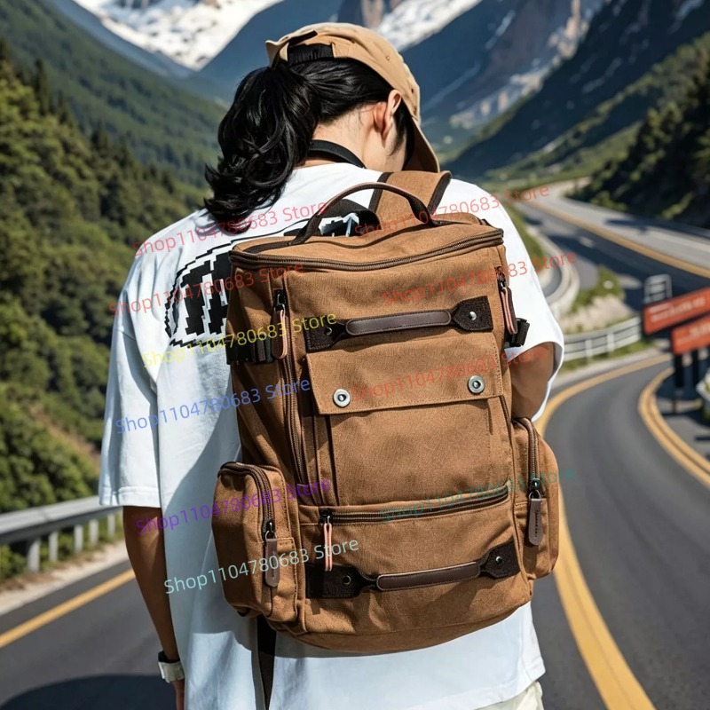 حقيبة ظهر قماشية عتيقة، حقيبة  - مراجعة Laptop Accessories Gifts For Men وسعره
