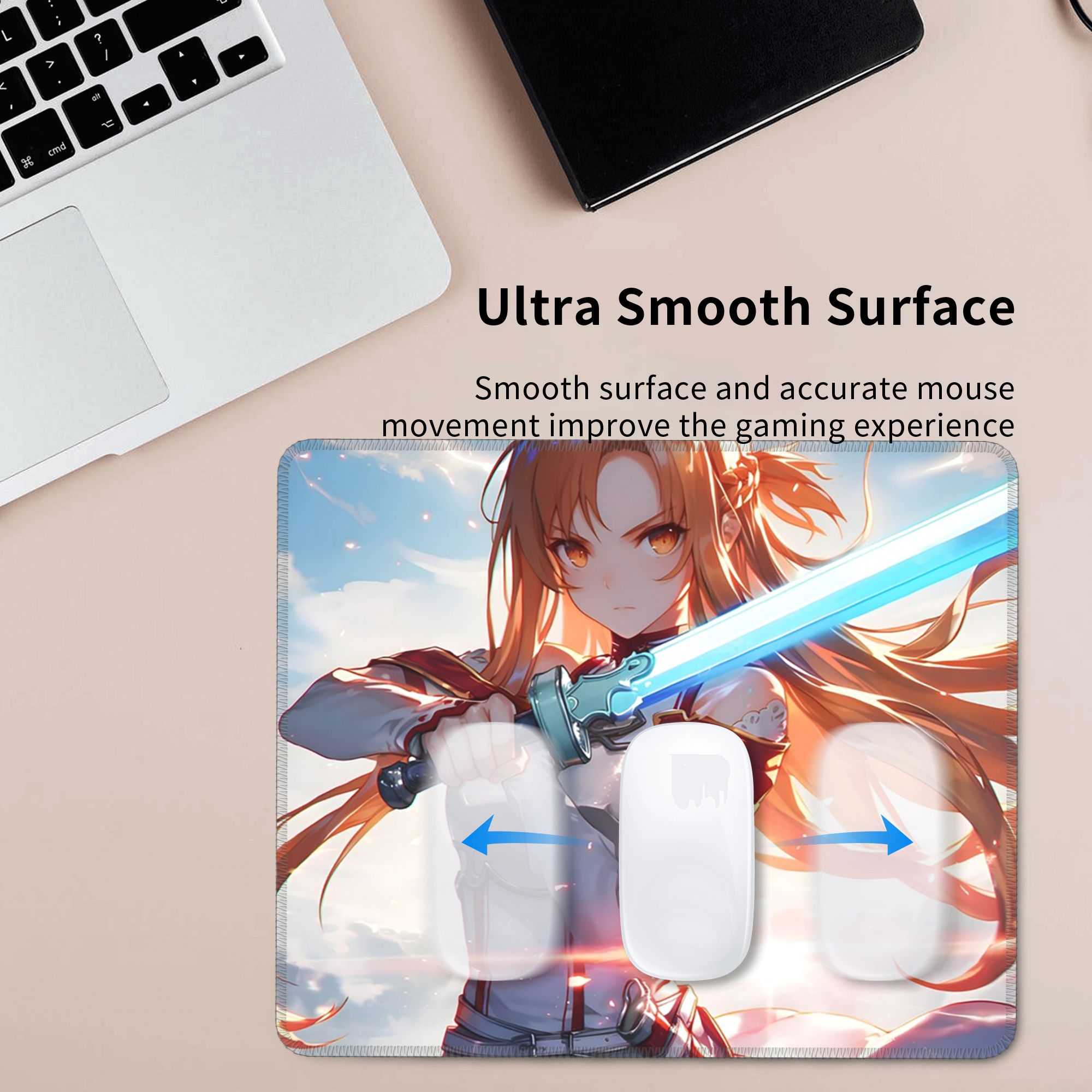 سجادة ماوس أنيمي سورد آرت أونل - مراجعة Laptop Accessories Online وسعره