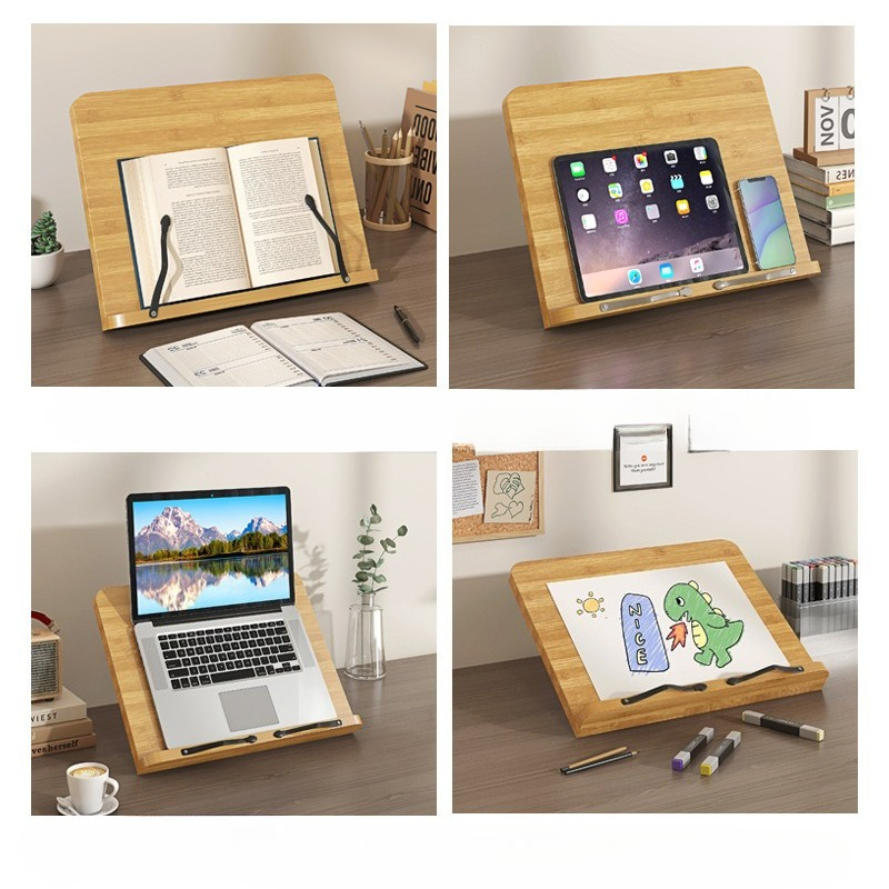 حامل كتب خشبي للقراءة، دعامة م - مراجعة Laptop Related Accessories وسعره