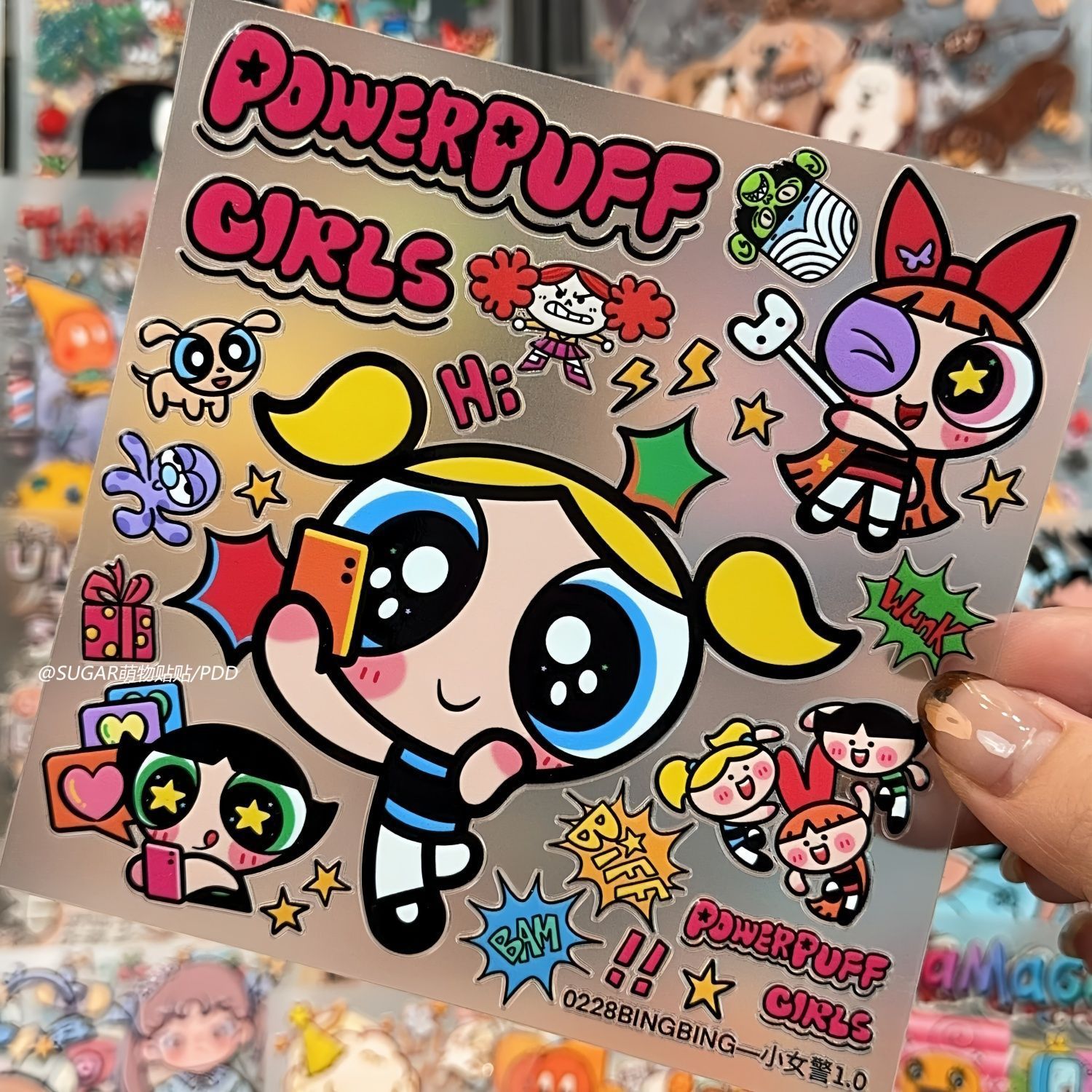 ملصقات شخصيات كاواي باورباف جي - مراجعة Laptop Accessories Girly وسعره