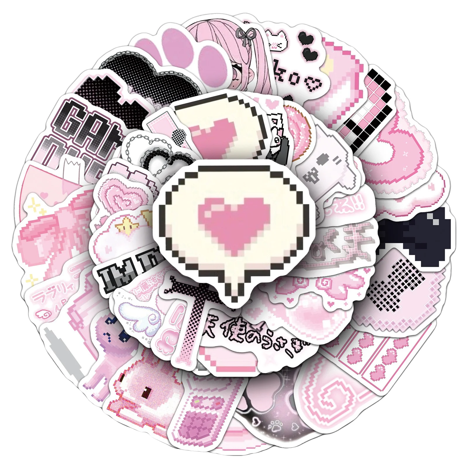 10/30/50 قطعة ملصقات جرافيتي ج - مراجعة Laptop Accessories Girly وسعره