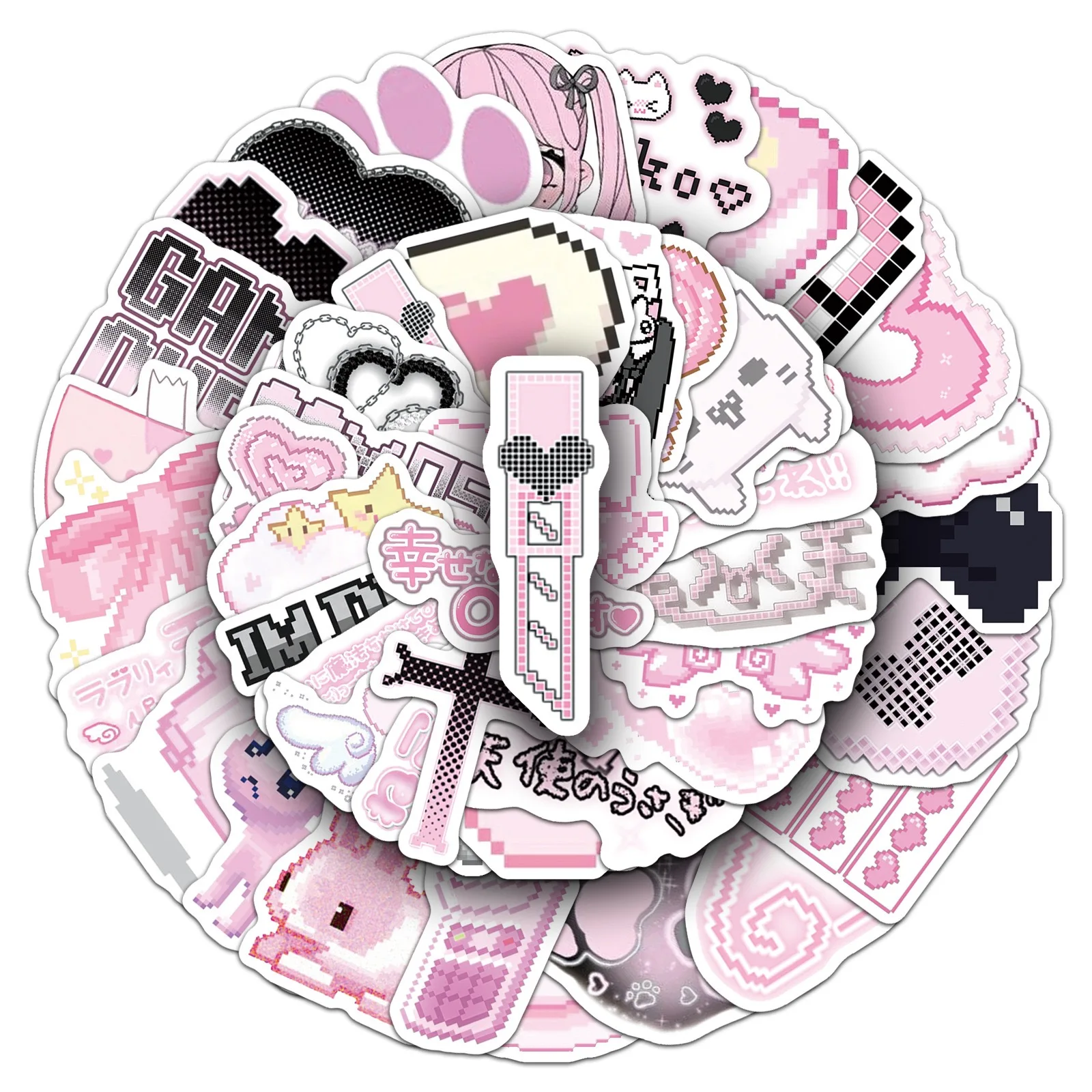 10/30/50 قطعة ملصقات جرافيتي ج - مراجعة Laptop Accessories Girly وسعره